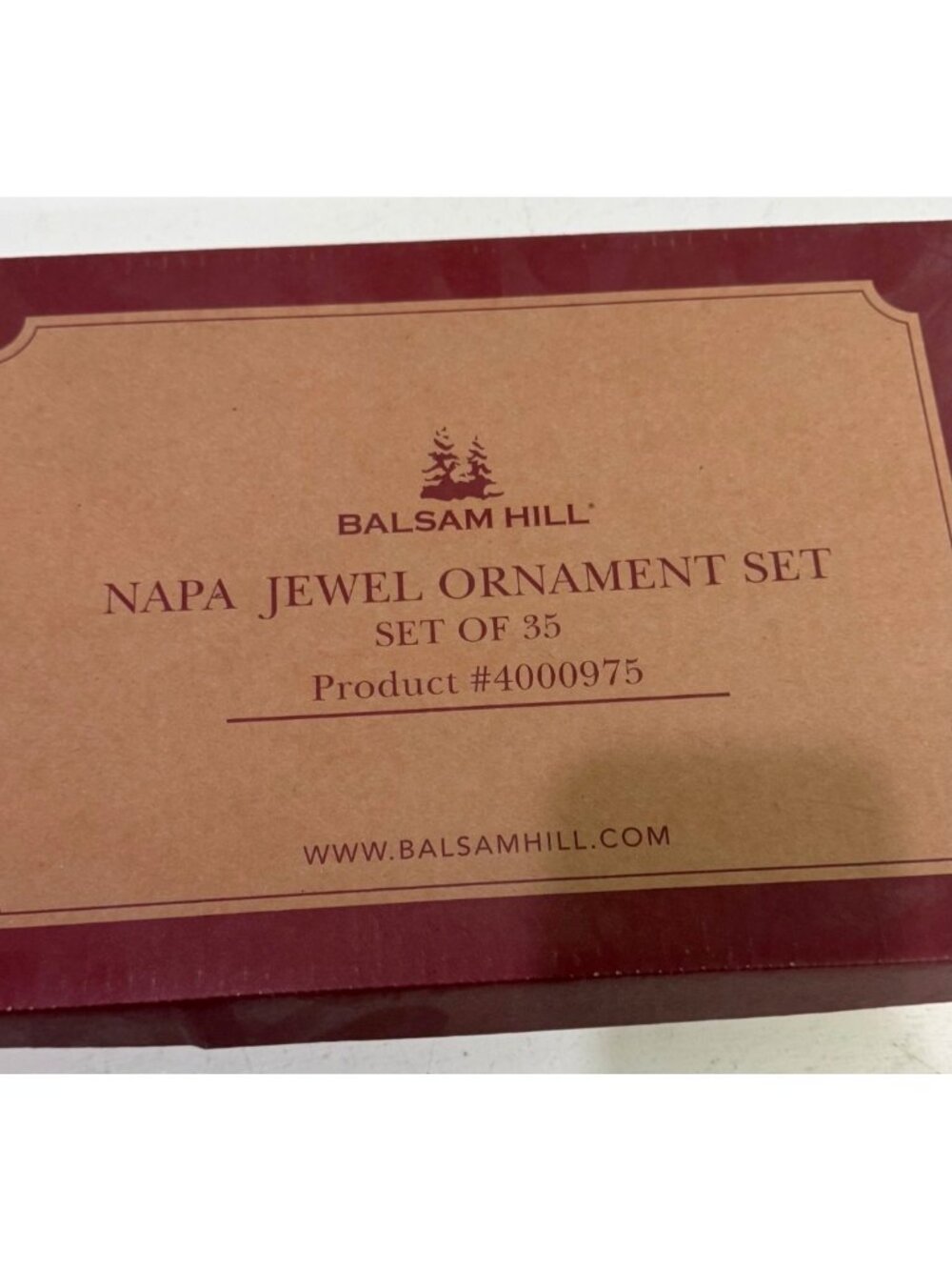 Balsam Hill Napa Jewel Ornament Set Of 9 Christmas Decorations 4000975 - Picture 3 of 8